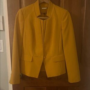 White House Black Market Yellow Women's Blazer
